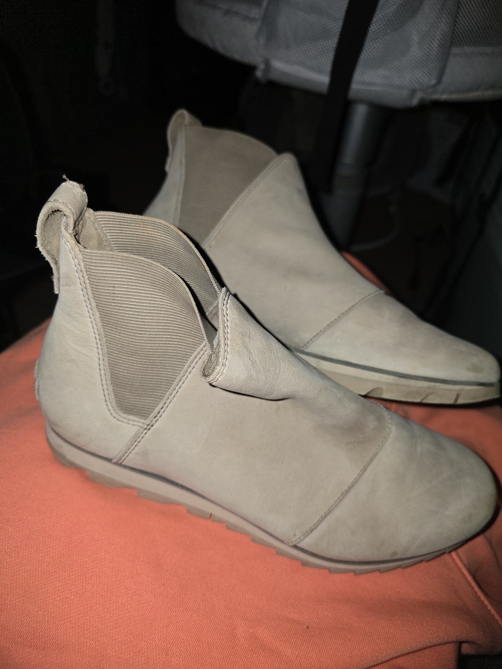 Sorel Beige/Taupe Chelsea Ankle Boots